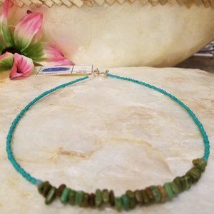 Turquoise Stone Choker